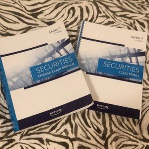 Kaplan FINRA series 7 books